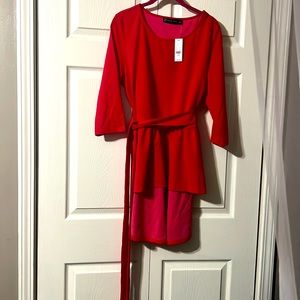 Pink Shirt with tail